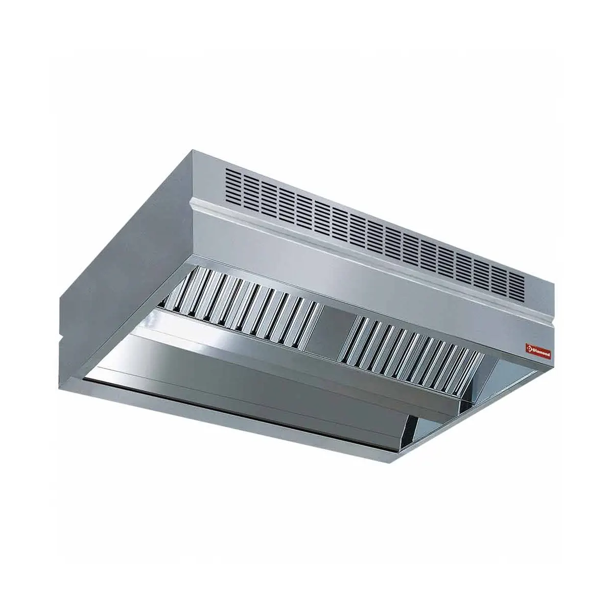 Hotte centrale à induction et compensation "AMBIANCE" - 3000 x 2600 mm