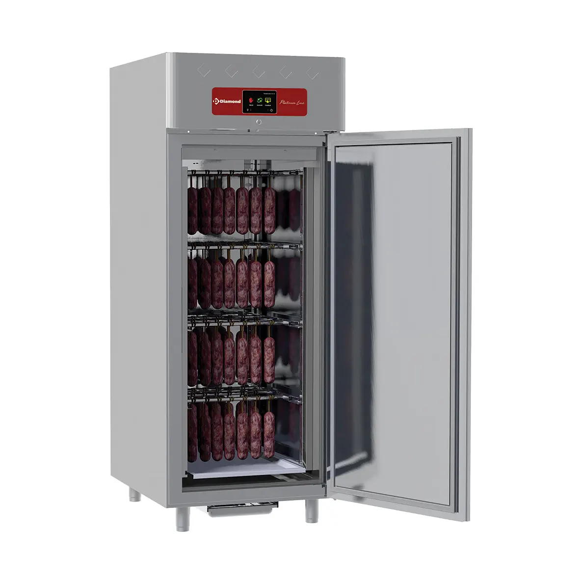 Armoire de maturation dry aging pour charcuterie 850 Lit. ventilée, 1 porte, 20x GN 2/1