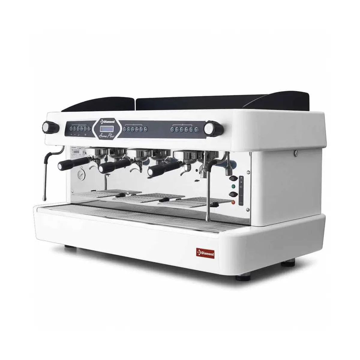 Machine à café 3 groupes, automatique.(avec display)- BLANC