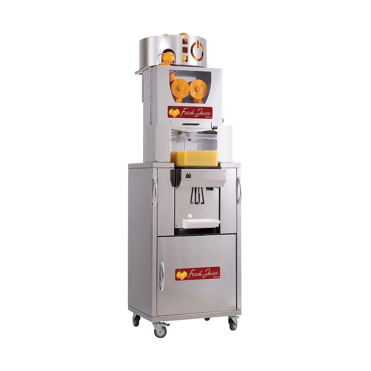 Presse-agrumes automatique - réfrigéré - sur meuble