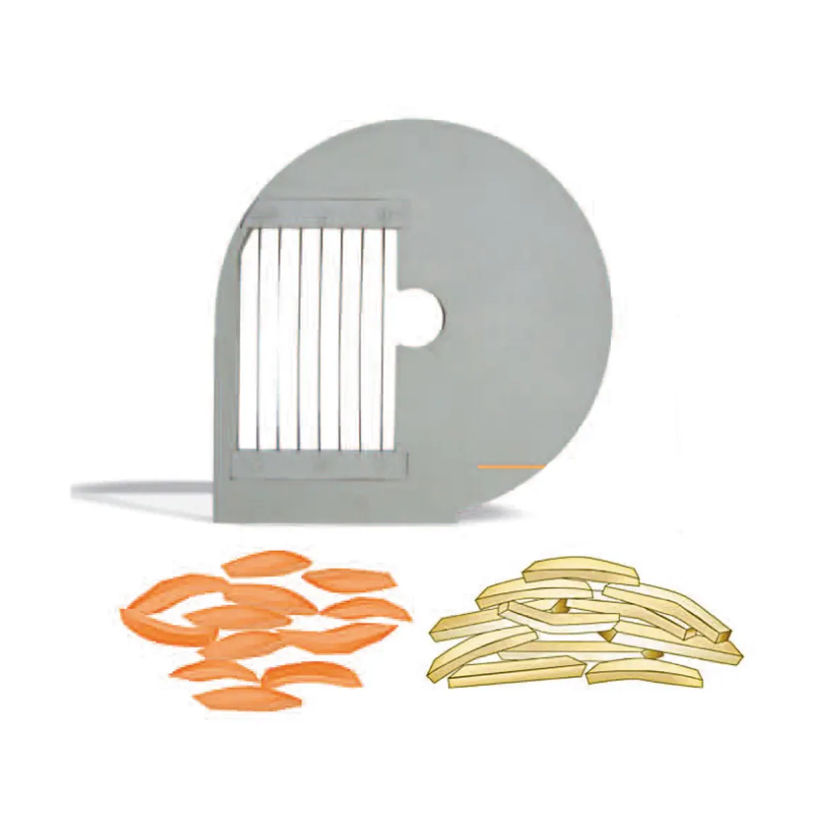 Grille pour allumettes/frites 8 mm