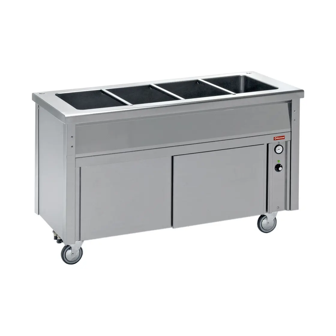 Elément bain-marie sur armoire neutre 3 GN 1/1