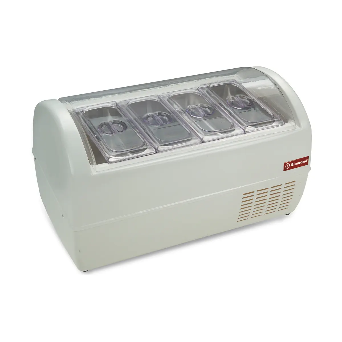 Conservateur de crème glacée, 4-8 goûts "white" - 925 x 505 mm