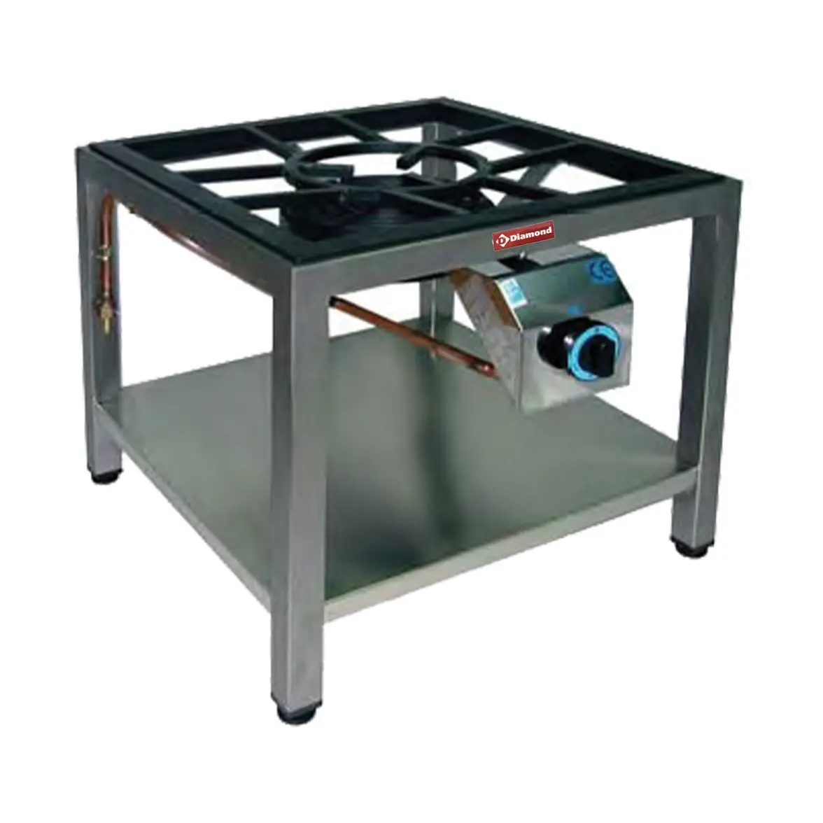 Brûleur gaz paella, diam 250, sur support (10 kW)