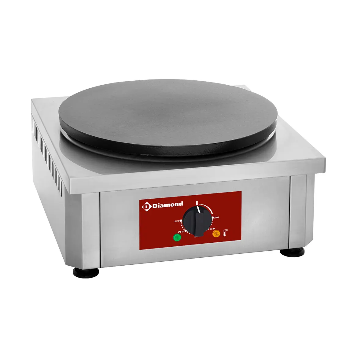 Crêpière haut rendement, électrique, Ø 400 mm "émaillée"