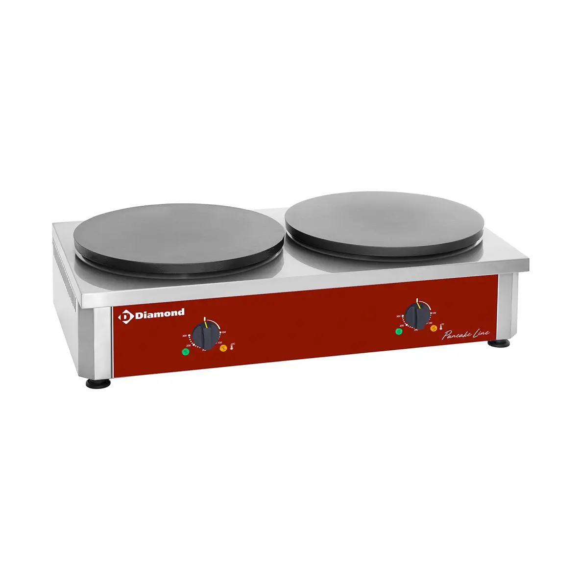 Crêpière double haut rendement, électrique, Ø 400 "émaillée"