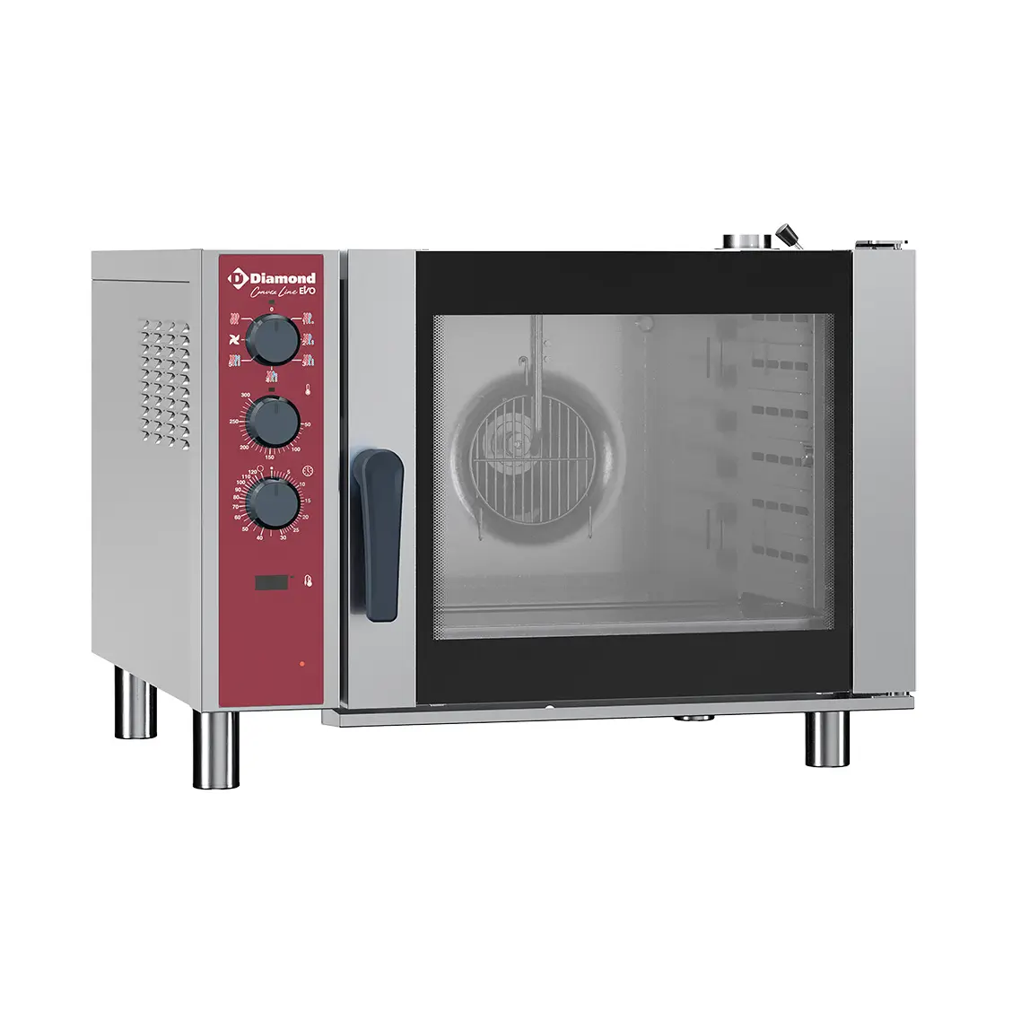 Four électrique à convection 6x GN 1/1, humidificateur automatique