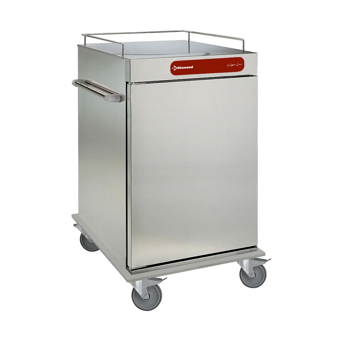 Chariot neutre isolé pour repas, 10 GN 2/1