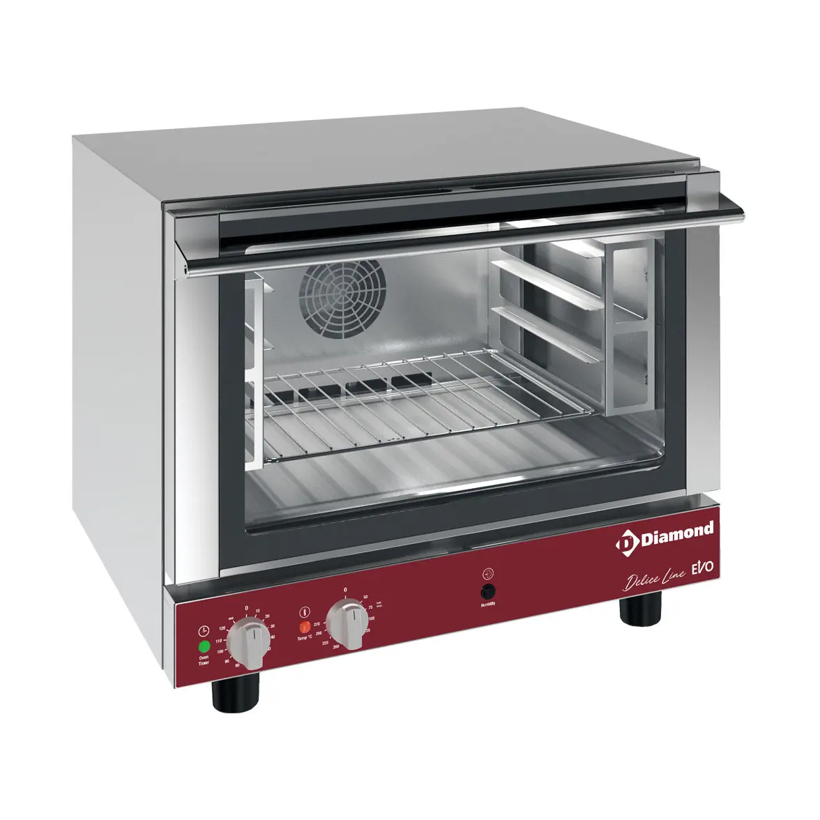 Four électrique à convection 4x 460x340 mm + humidificateur manuel