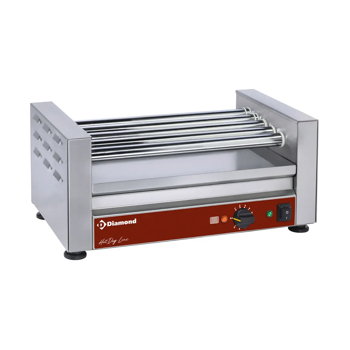 Grill saucisses électrique, à 5 rouleaux