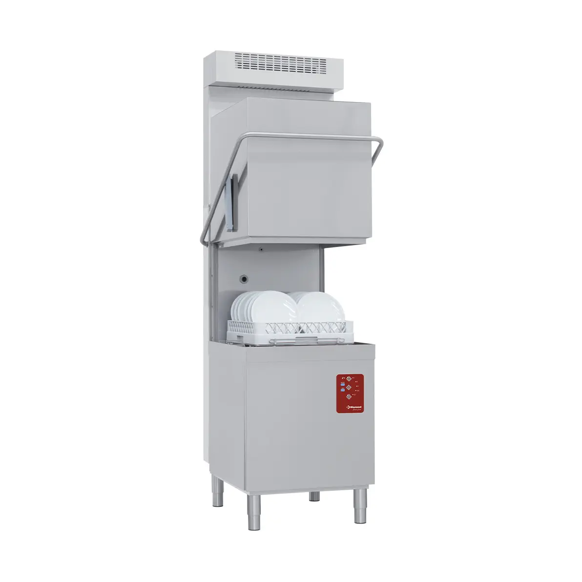 Lave-vaisselle capot, panier 500x500 mm + Condenseur-récupérateur de buées