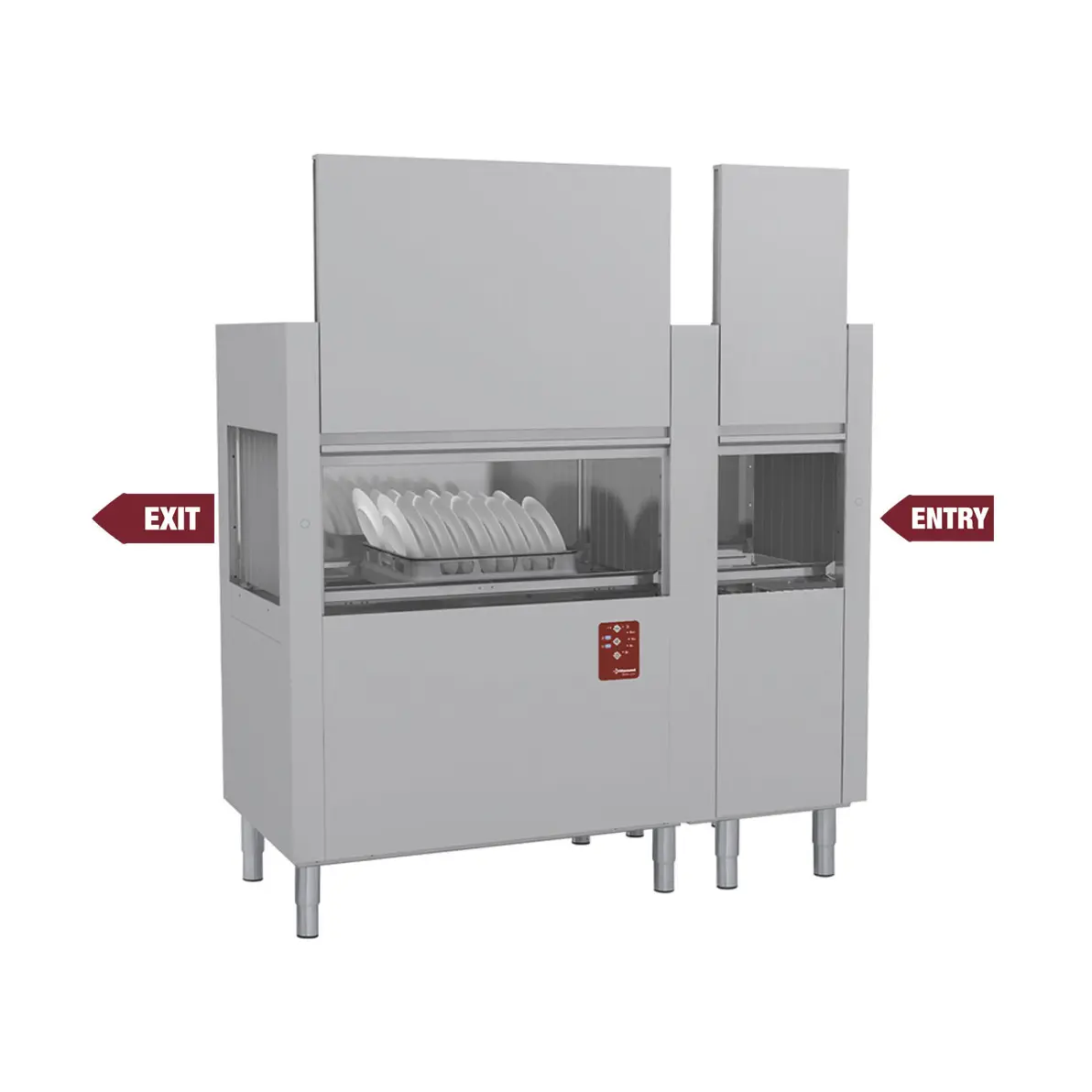 Lave-vaisselle à traction de paniers 200Pan/H