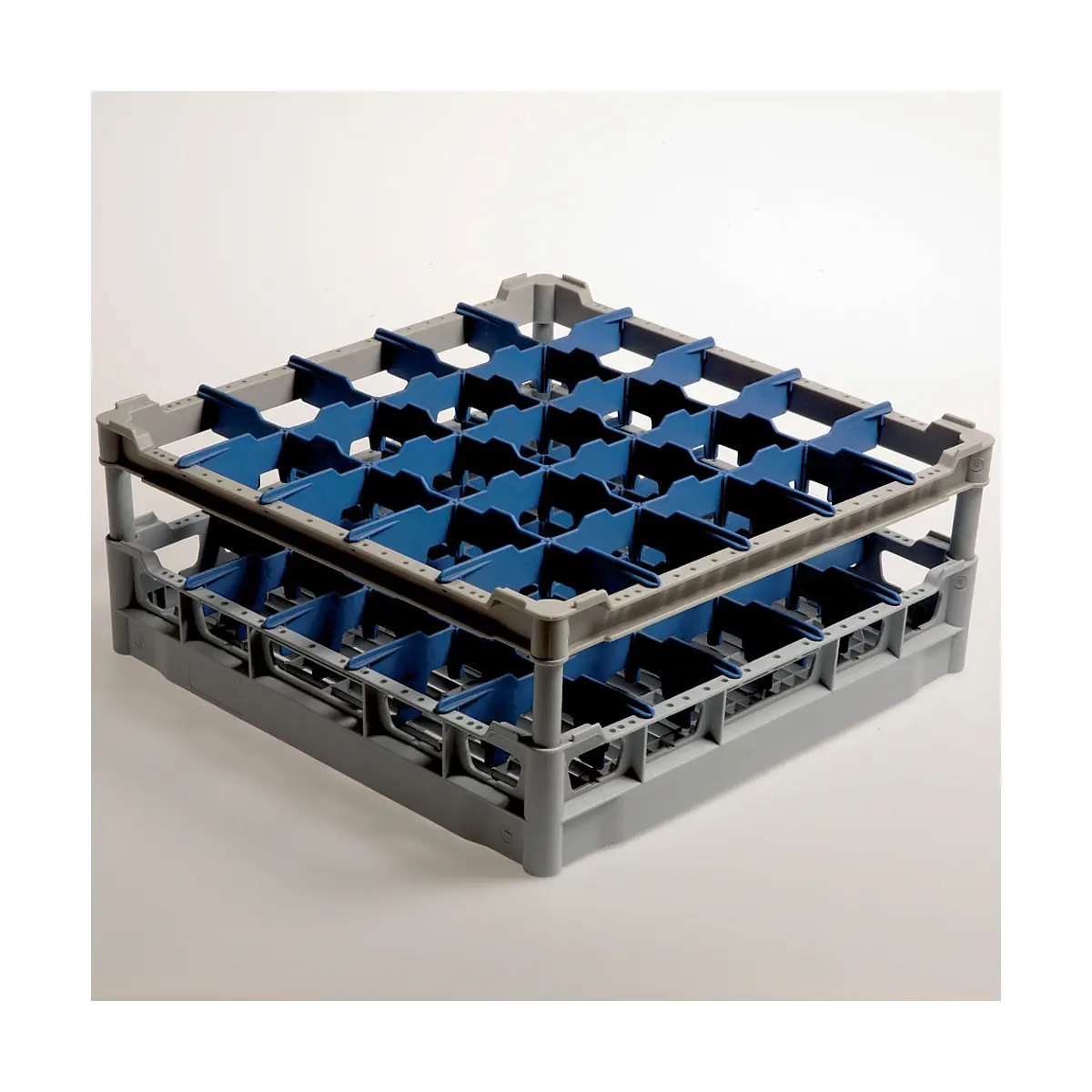 Panier 25 verres Ø 90 mm, h165, Polyprop.