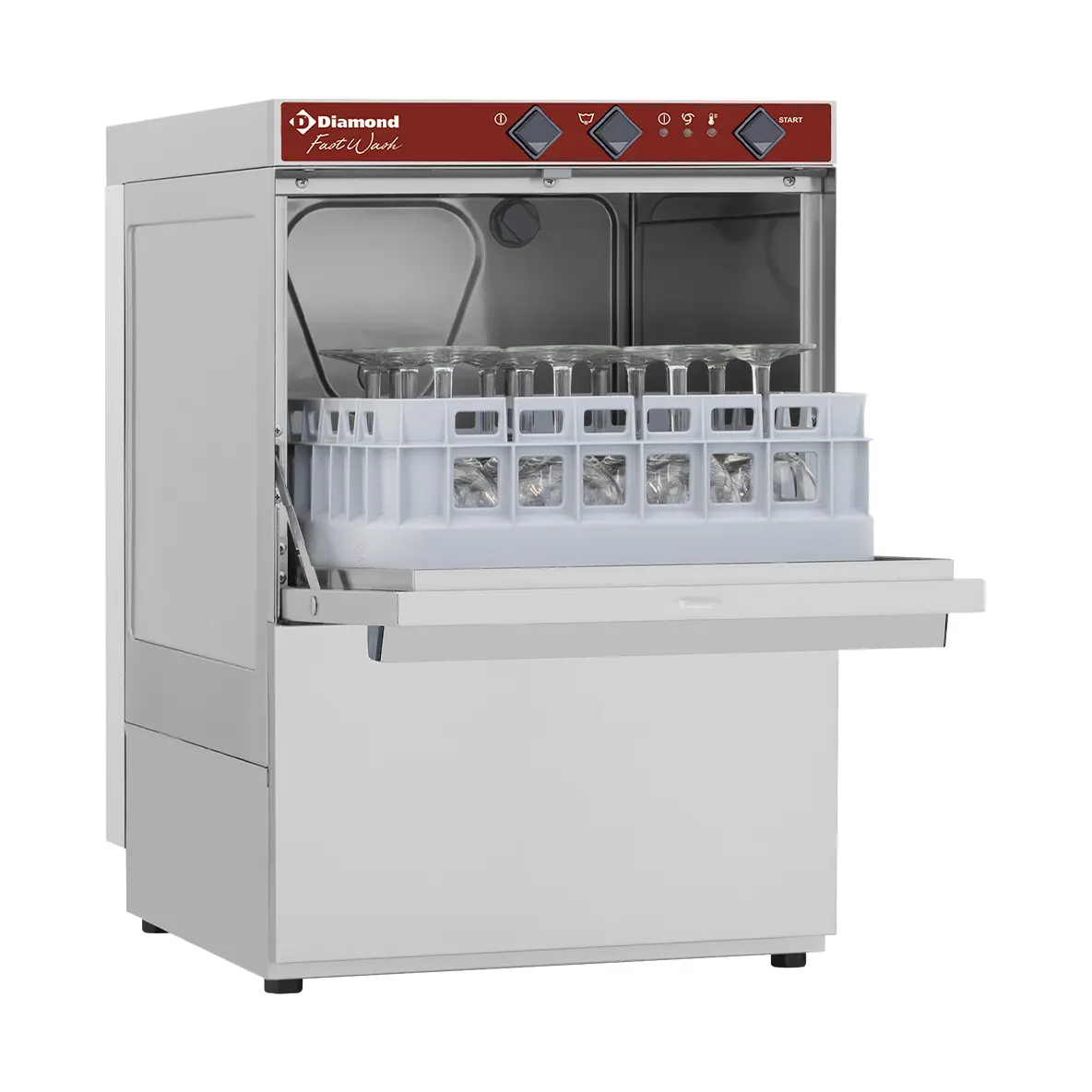 Lave-verres panier carré 350x350 mm