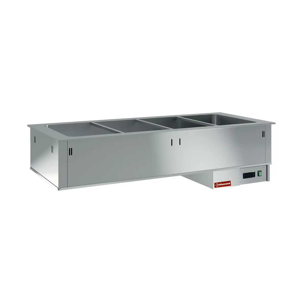Elément cuve bain-marie "à sec" 4x GN 1/1