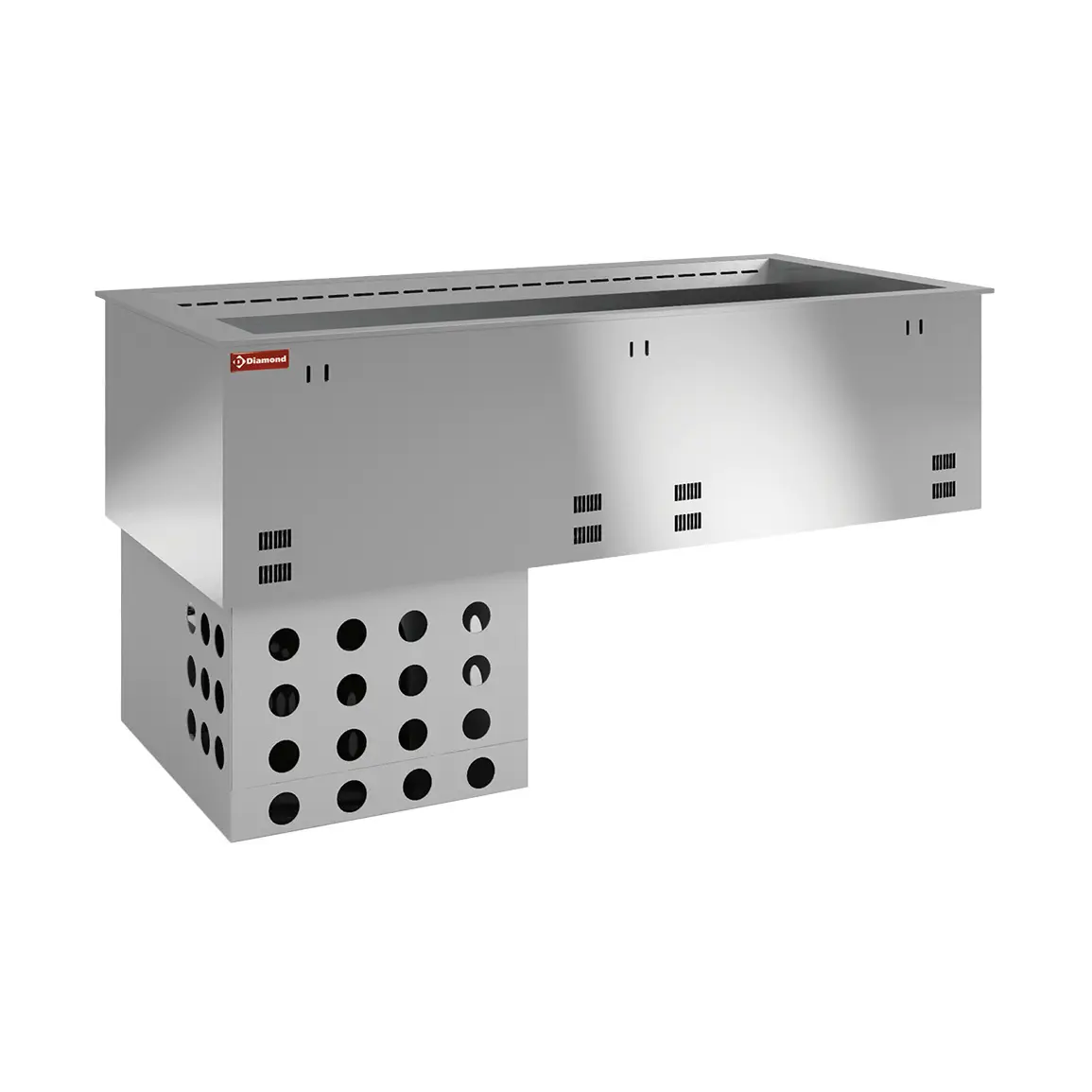 Elément cuve réfrigérée, ventilée, 2x GN 1/1