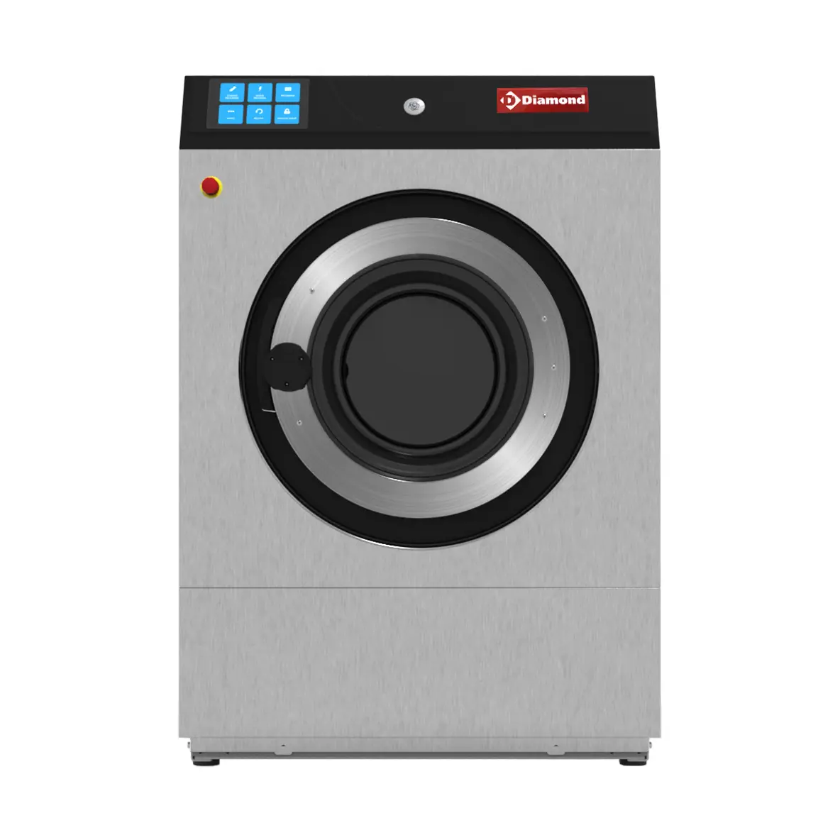 Lave-linge à sceller "inox"  18 kg, avec TOUCH SCREEN