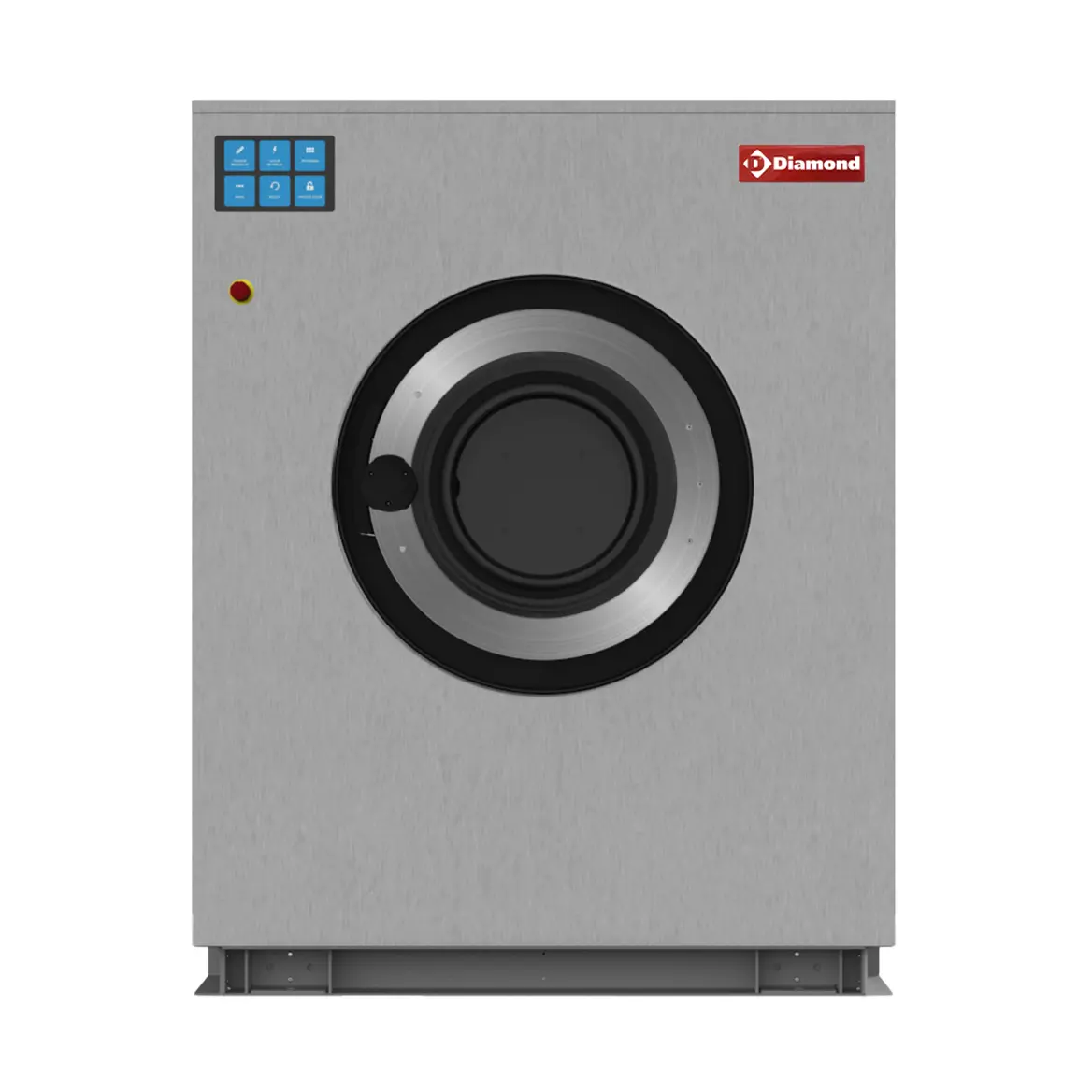 Lave-linge à sceller "inox" 30 kg, avec TOUCH SCREEN