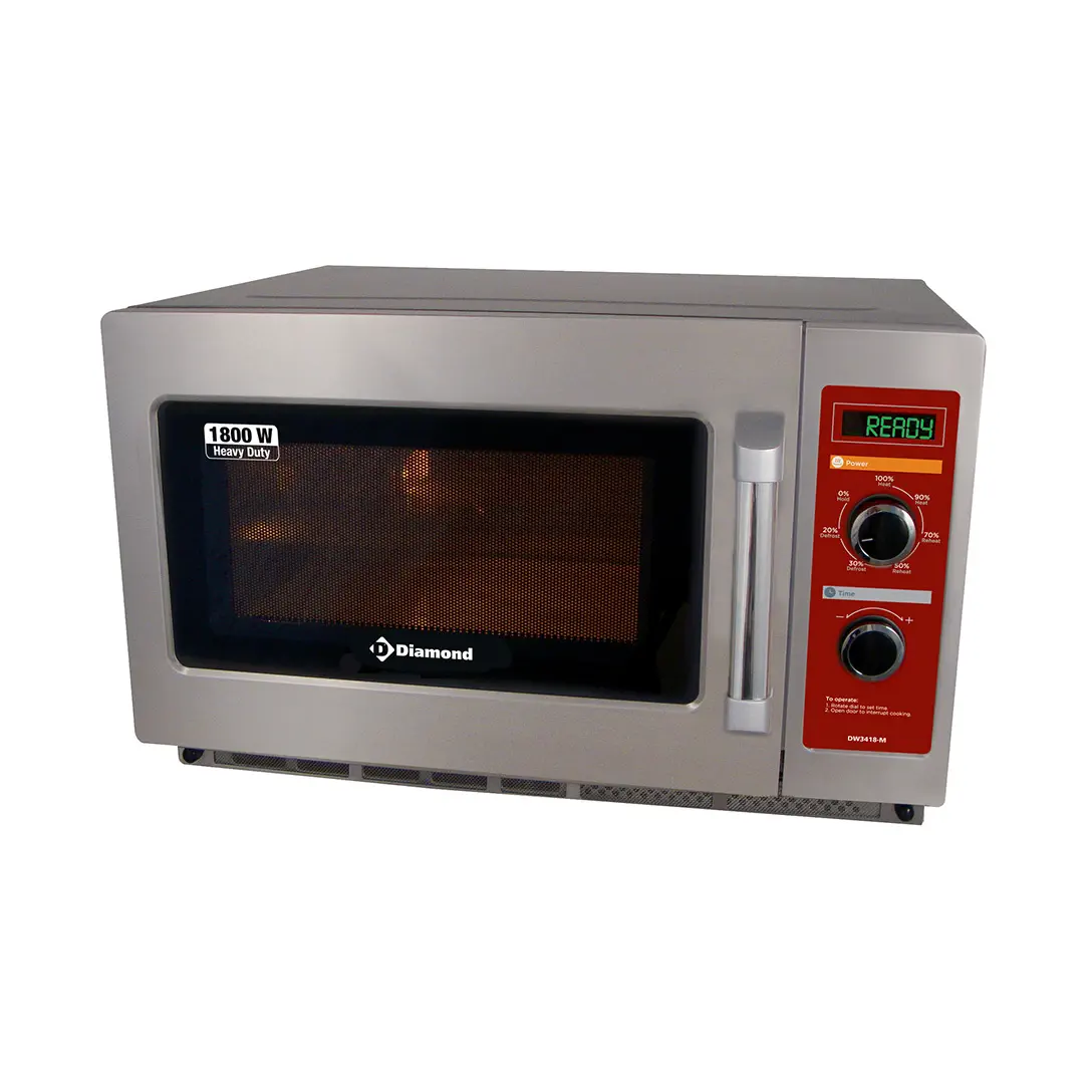 Four micro-ondes en inox (GN 2/3),1800 W. (34 Lt), mécanique