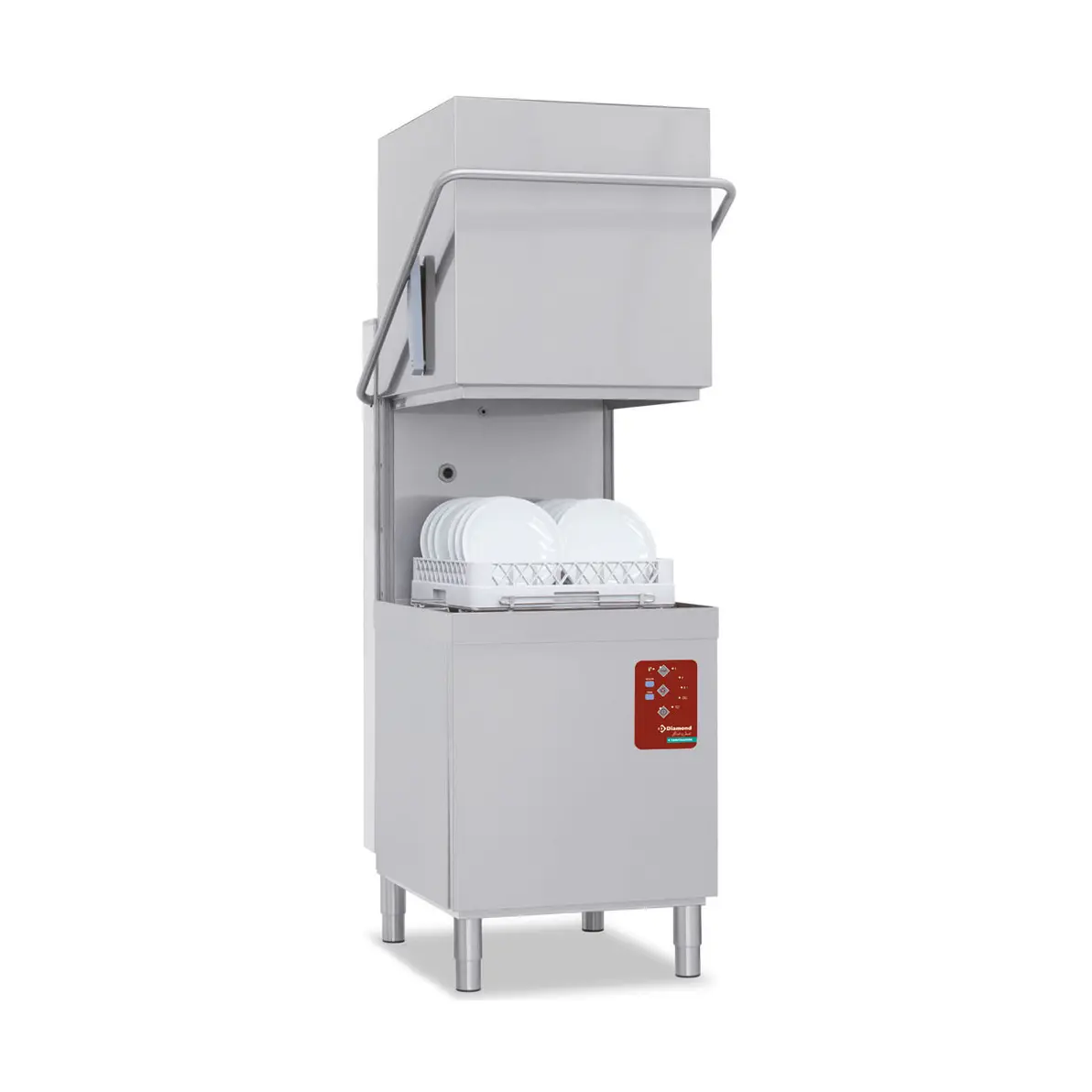 Lave-vaisselle à capot, panier 500x500 mm "Full Hygiene"