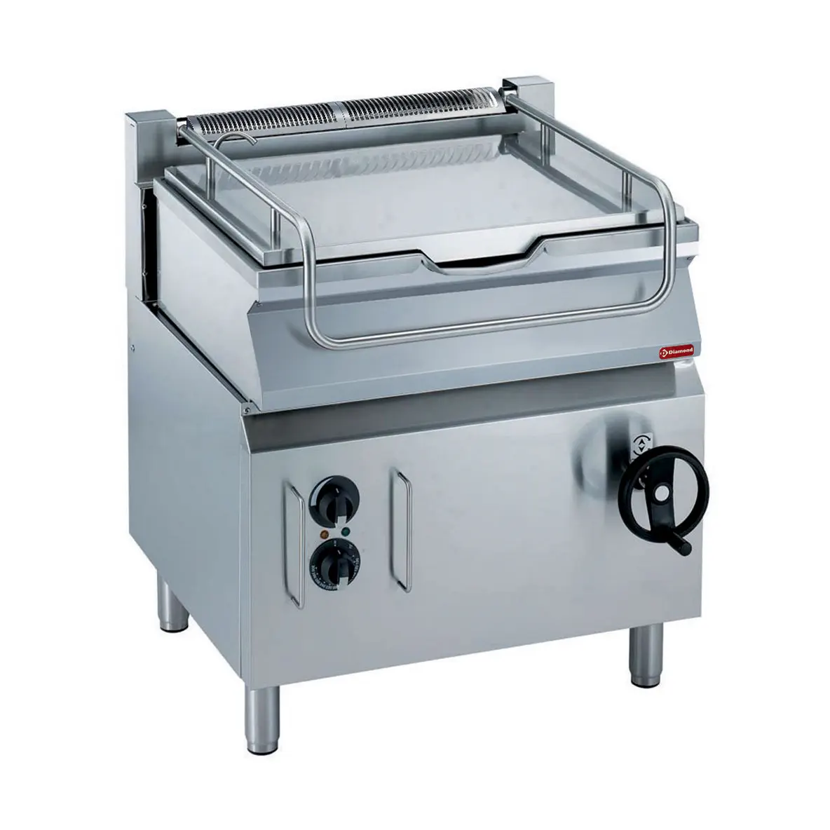 Sauteuse électrique basculante, cuve ‘’Duomat’’ 60 litres, sur meuble