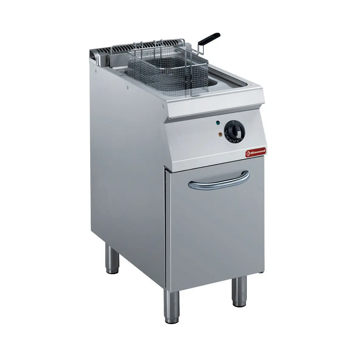 Friteuse électrique 14 litres, sur armoire