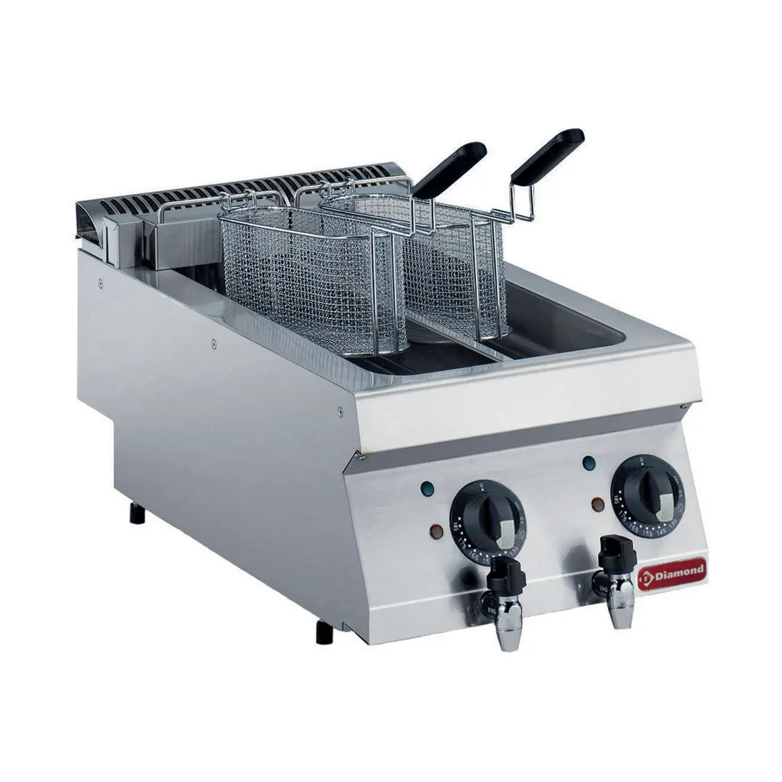 Friteuse électrique, 2x 5 litres -TOP-