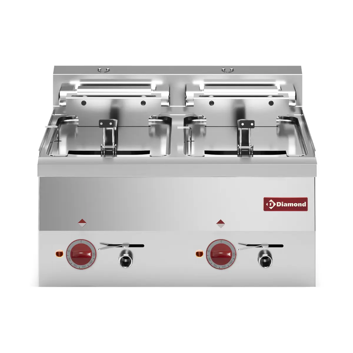 Friteuse électrique, 2 cuves 10 litres -Top-