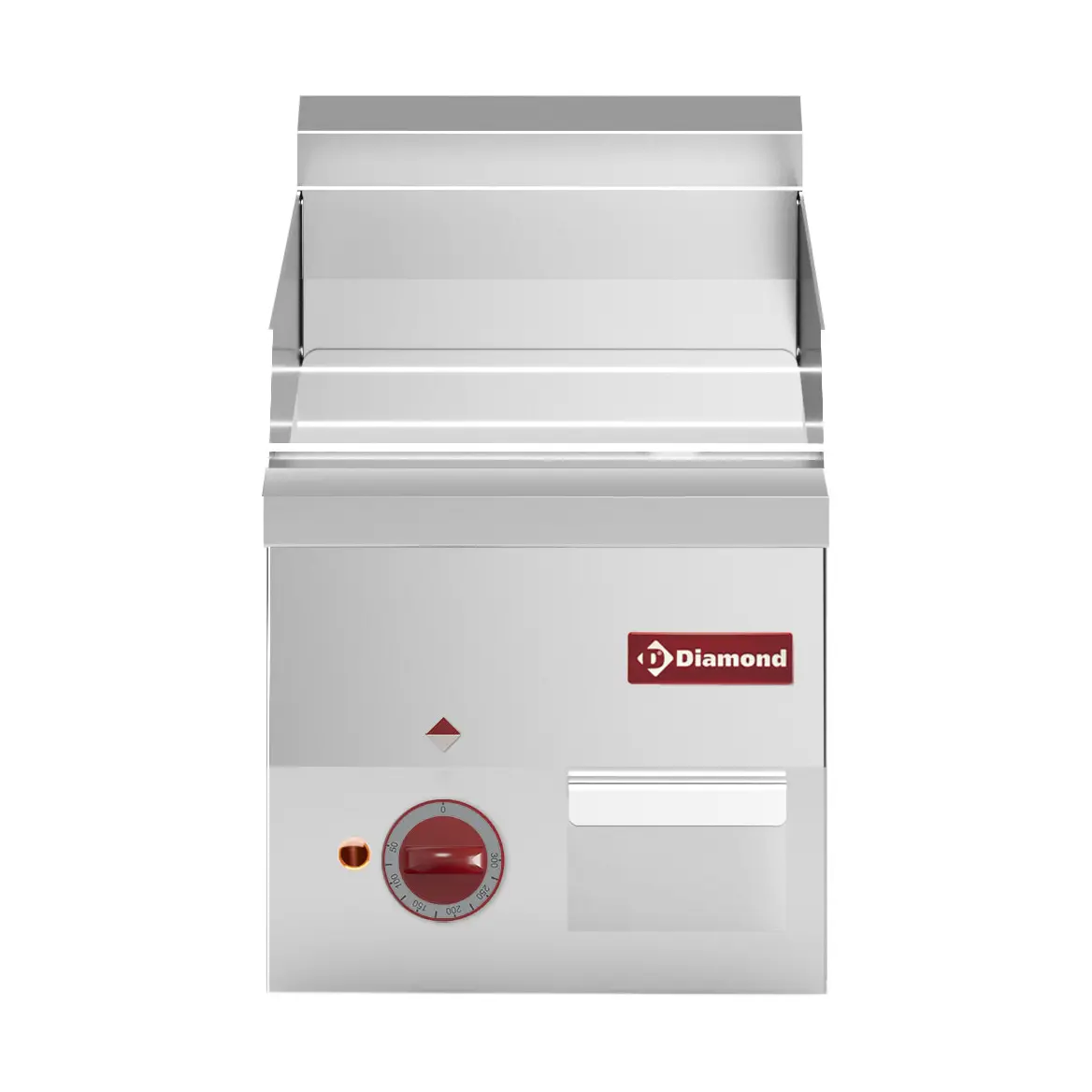 Plaque de cuisson électrique, surface lisse "chrome" -Top-