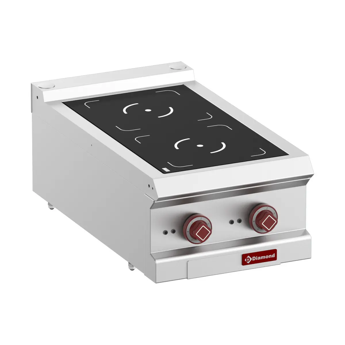 Cuisinière électrique, 2 foyers à induction -Top-