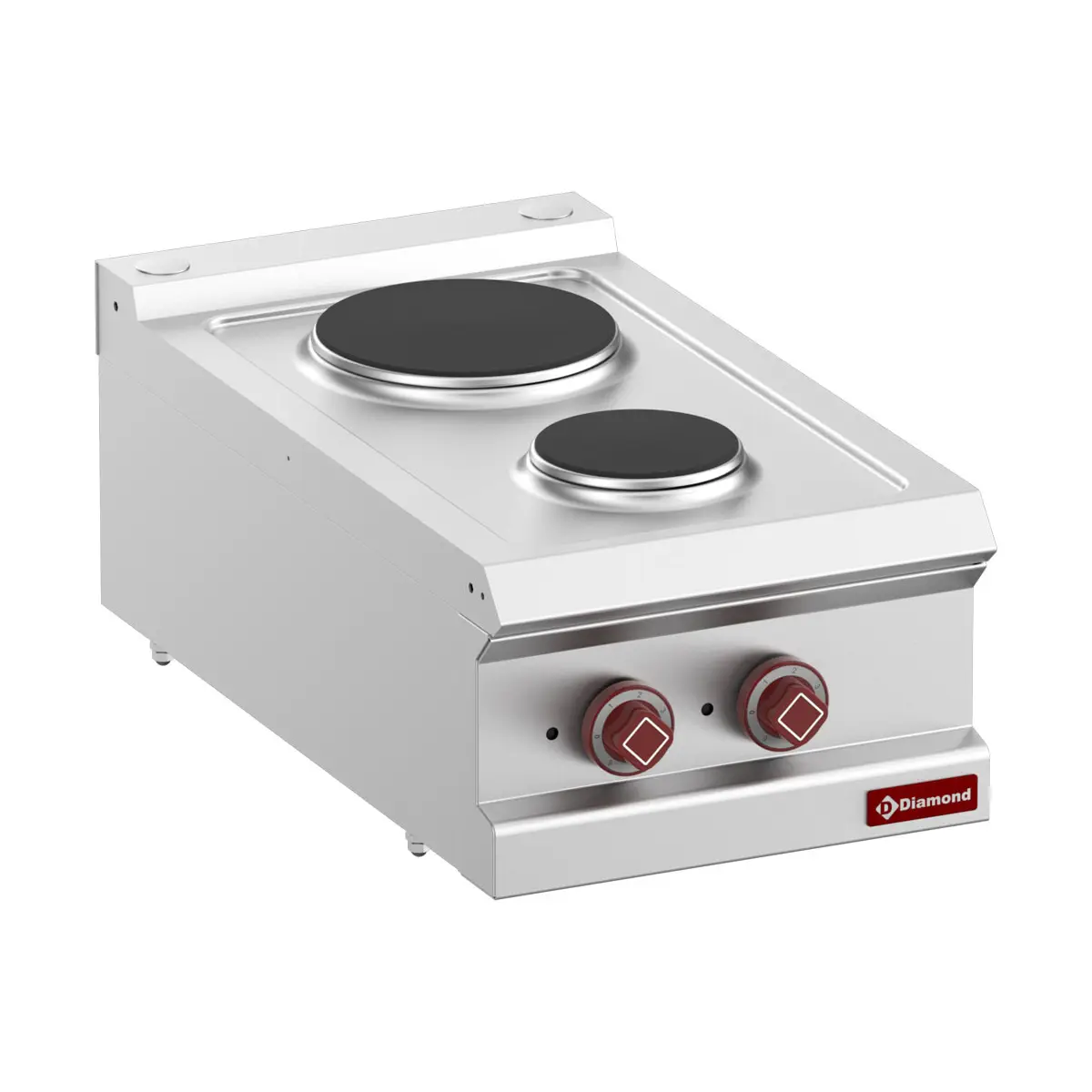 Cuisinière électrique 2 plaques rondes -Top-