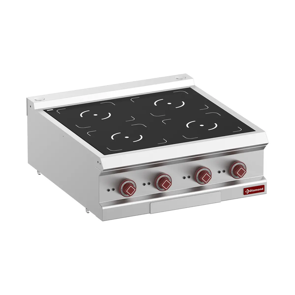 Cuisinière électrique, 4 foyers a induction -Top-