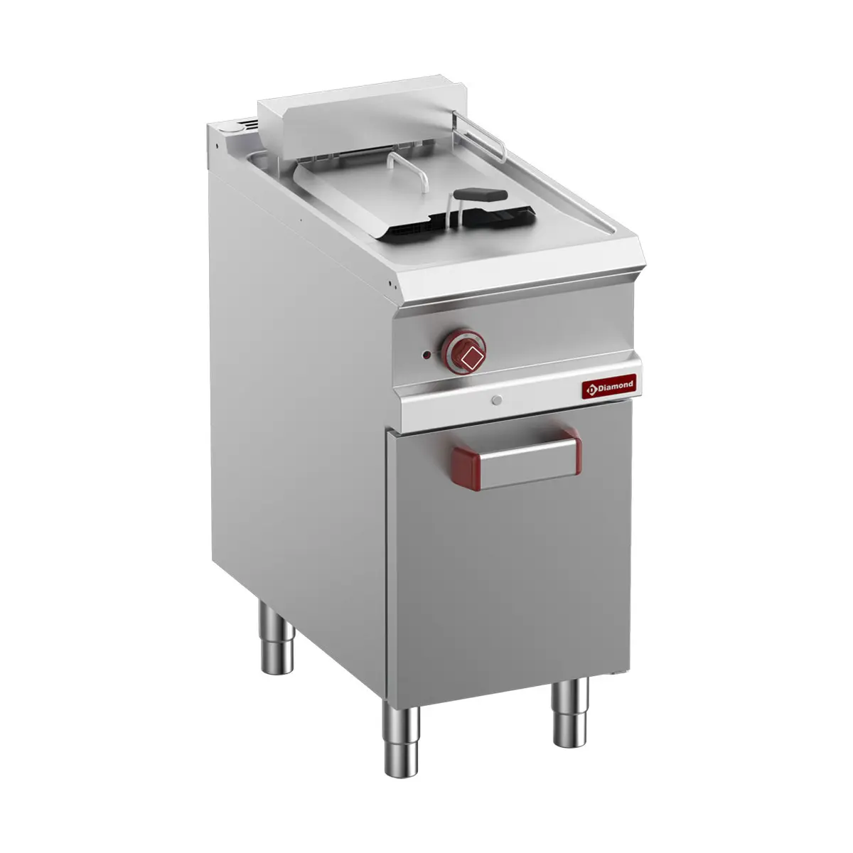 Friteuse électrique 1 cuve 13 litres sur armoire