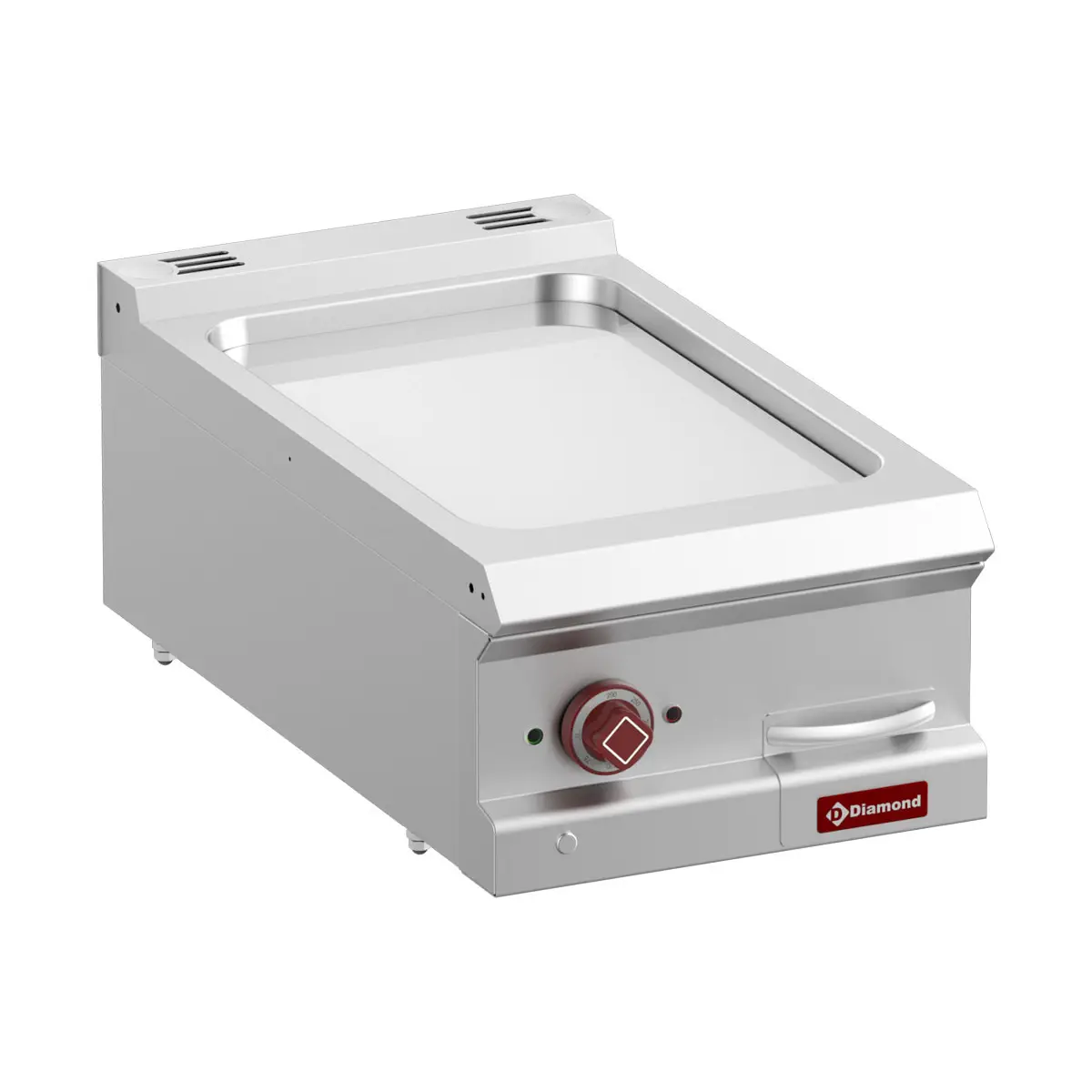 Plaque de cuisson électrique, lisse au chrome dur, module 1/2  -Top-