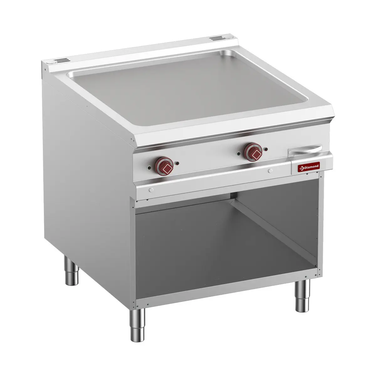 Plaque de cuisson lisse électrique module 1/1, armoire ouverte