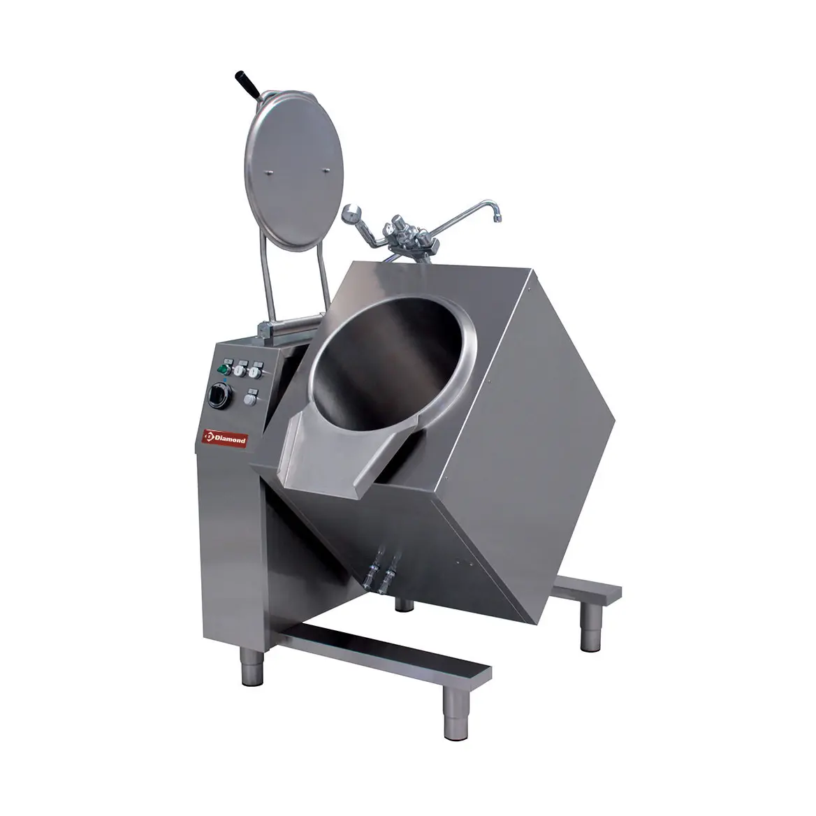 Marmite basculante électrique 50 litres, chauffage indirect