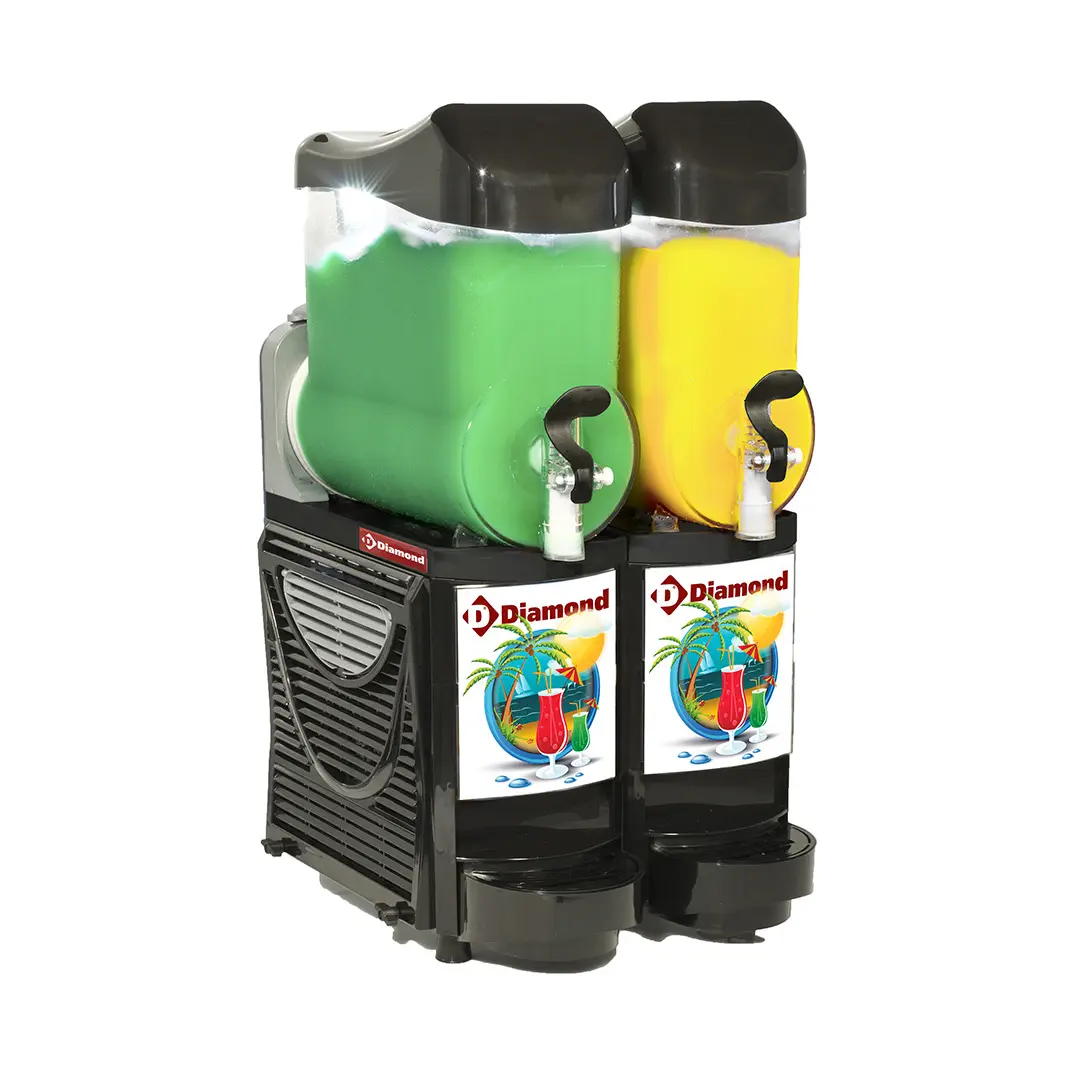 Machine-distributeur granités & sorbet, 2x 10 Lt.