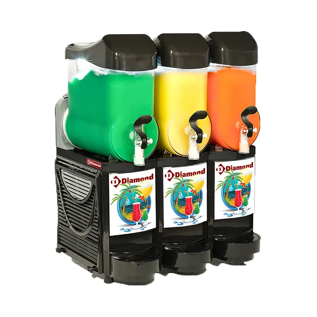 Machine-distrubuteur granités & sorbet, 3x 10 Lt.