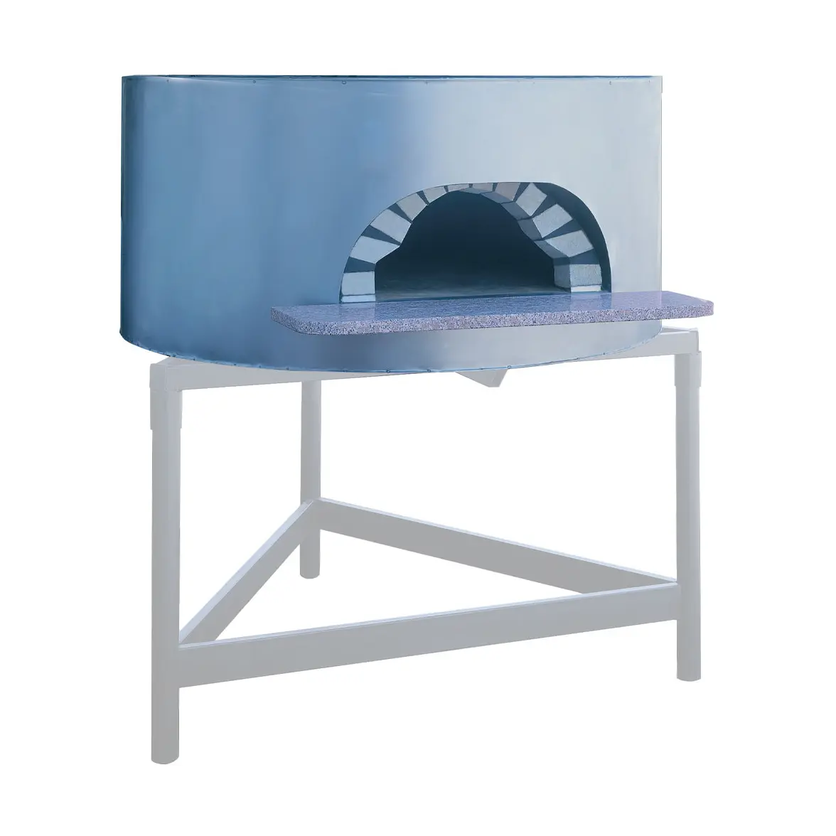 Four à pizzas traditionnel à bois Ø 1300 mm - Démonté