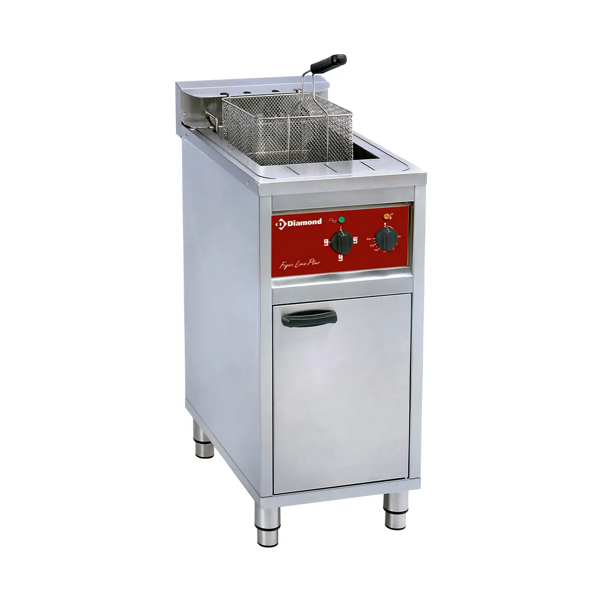 Friteuse électrique 16 lit. sur meuble, 4-8-12 Kw