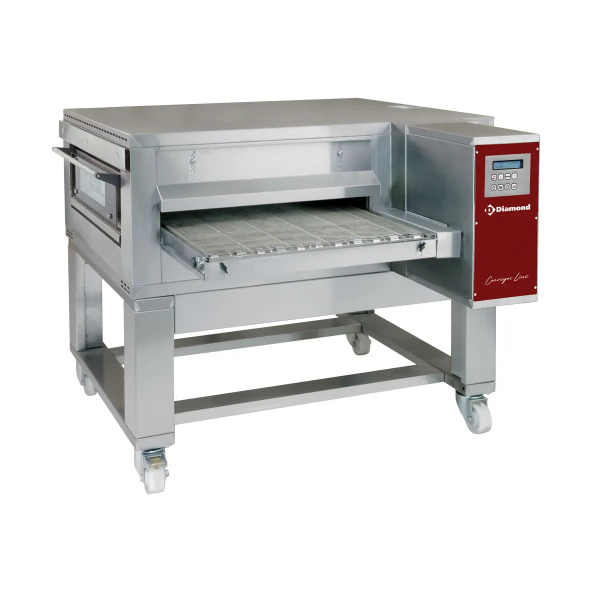 Four électrique à translation, ventilé, bande largeur 650  mm