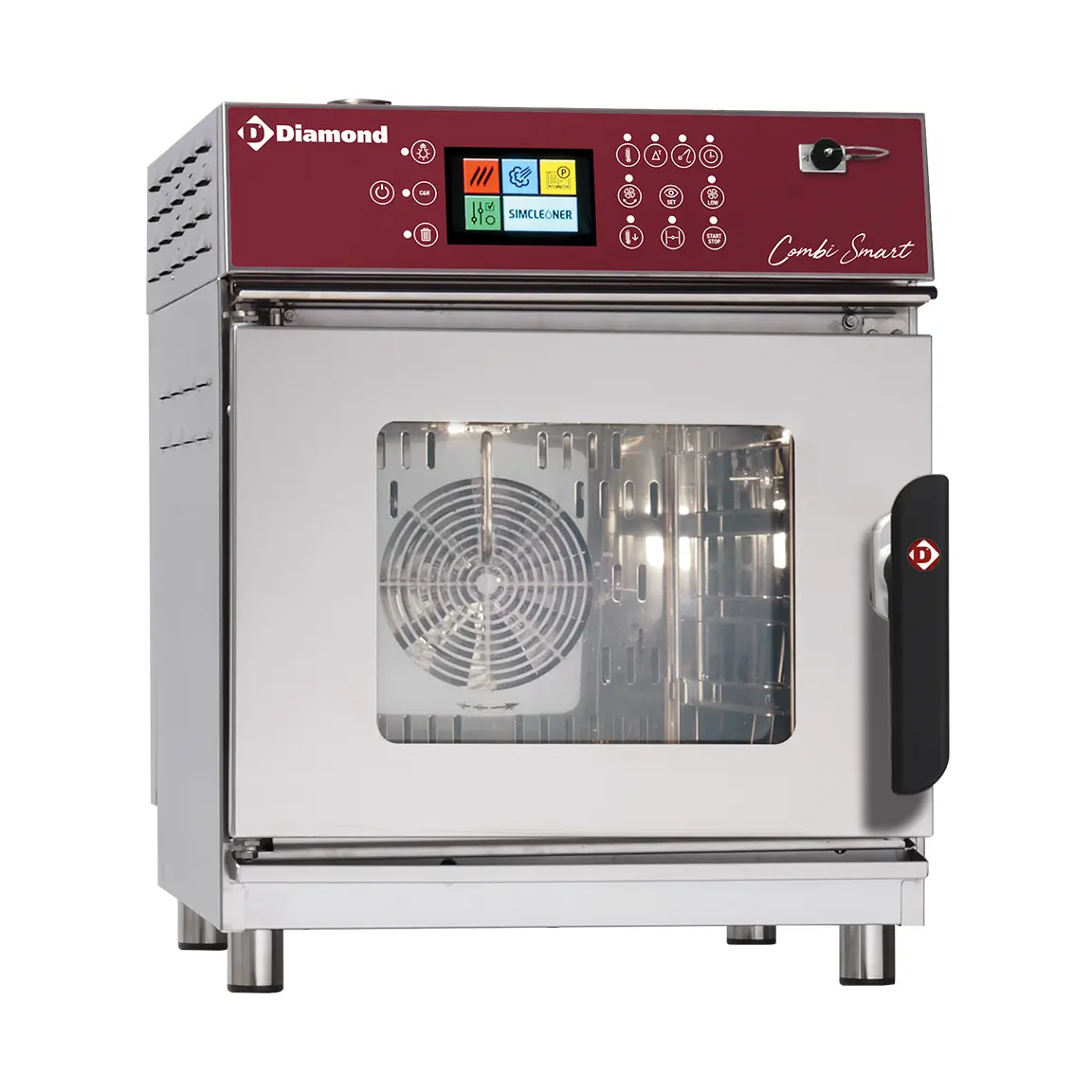 Four vapeur/convection électrique, 4x GN2/3 Touch Screen + Auto-Cleaning