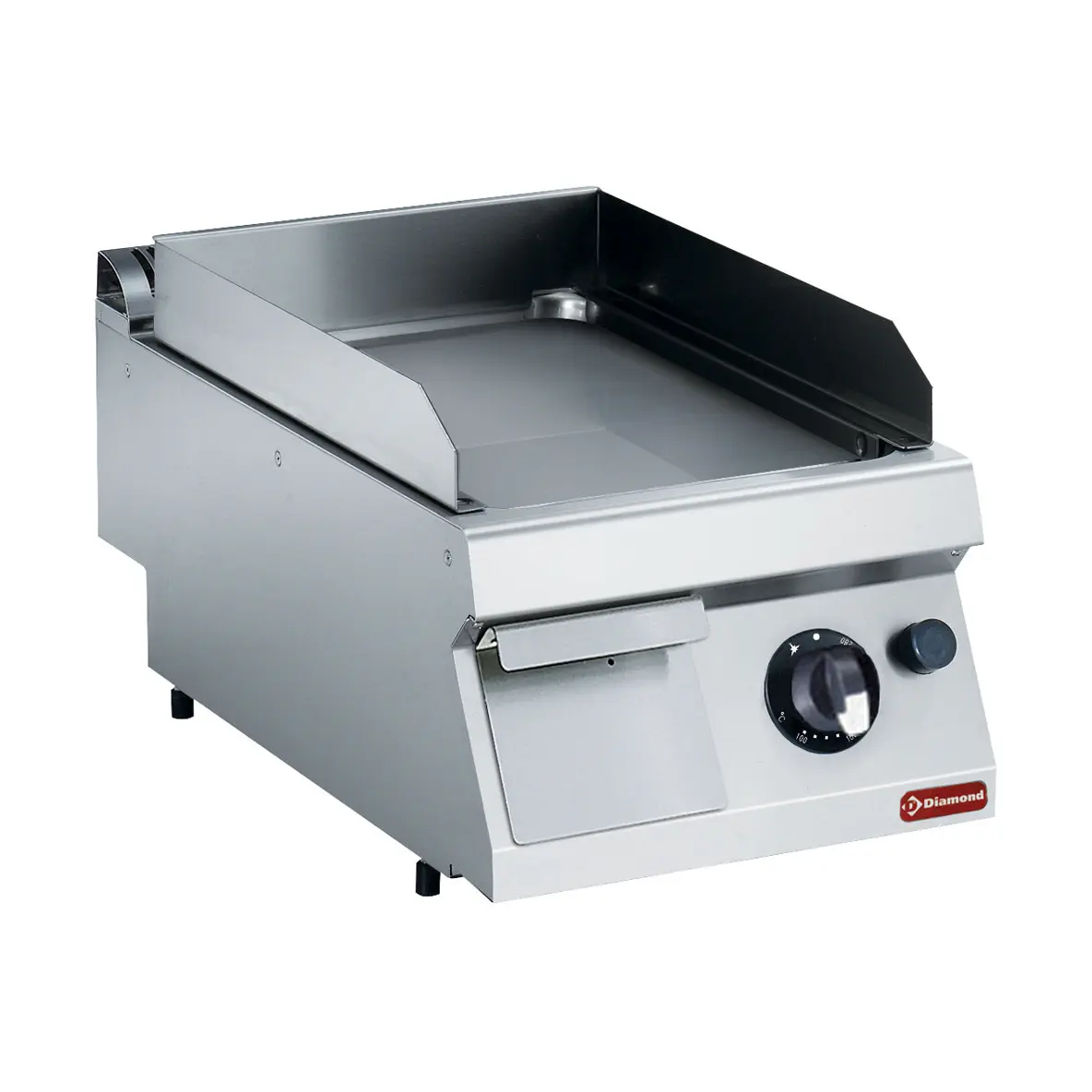 Plaque de cuisson gaz, lisse au chrome dur -TOP-