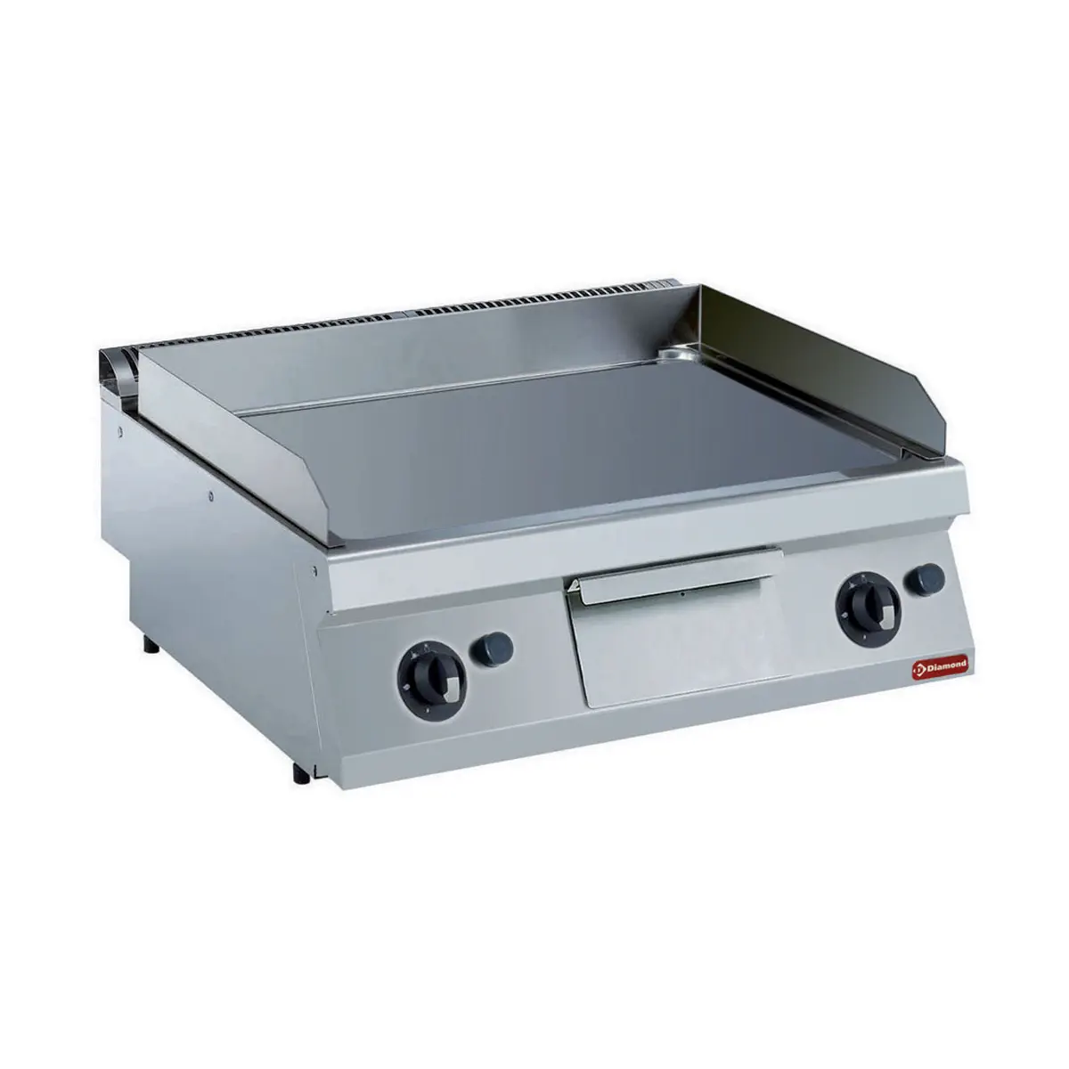 Plaque cuisson au gaz, lisse au chrome dur -TOP-