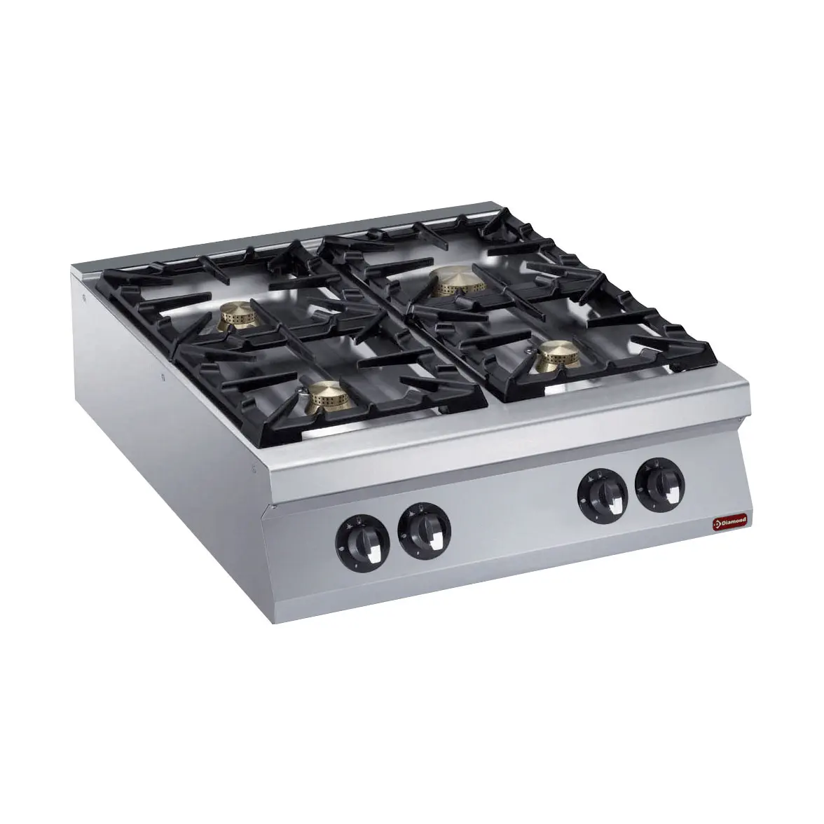 Cuisinière 4 feux vifs gaz -TOP-
