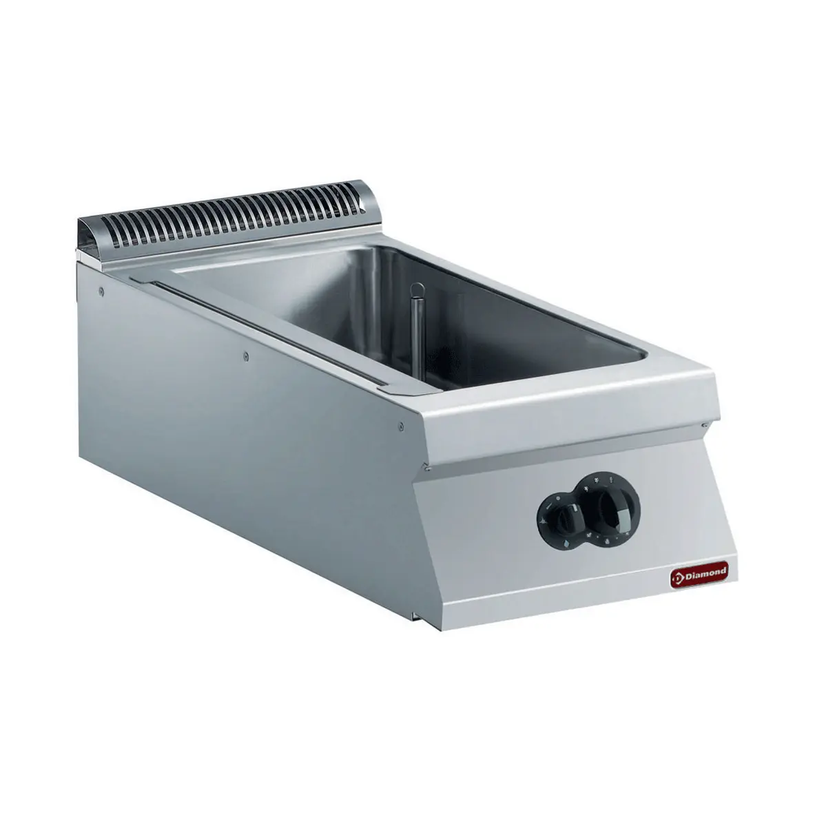 Bain-marie gaz, 4 GN 1/3 h150 mm -TOP-