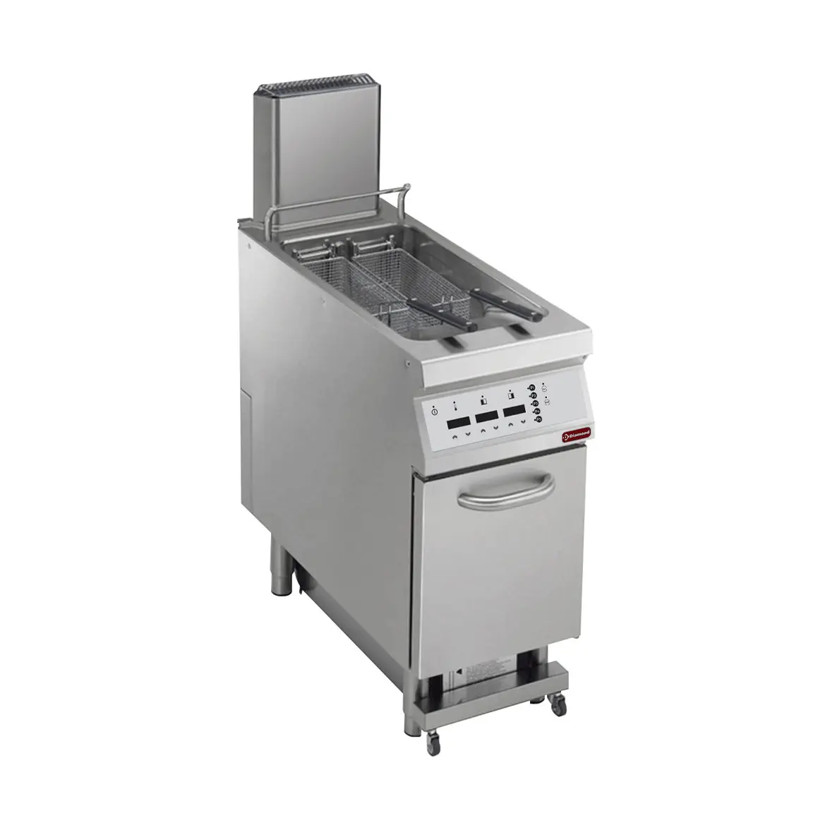 Friteuse gaz 1 cuve en "Y" 23 litres, sur meuble, "DIGIT"