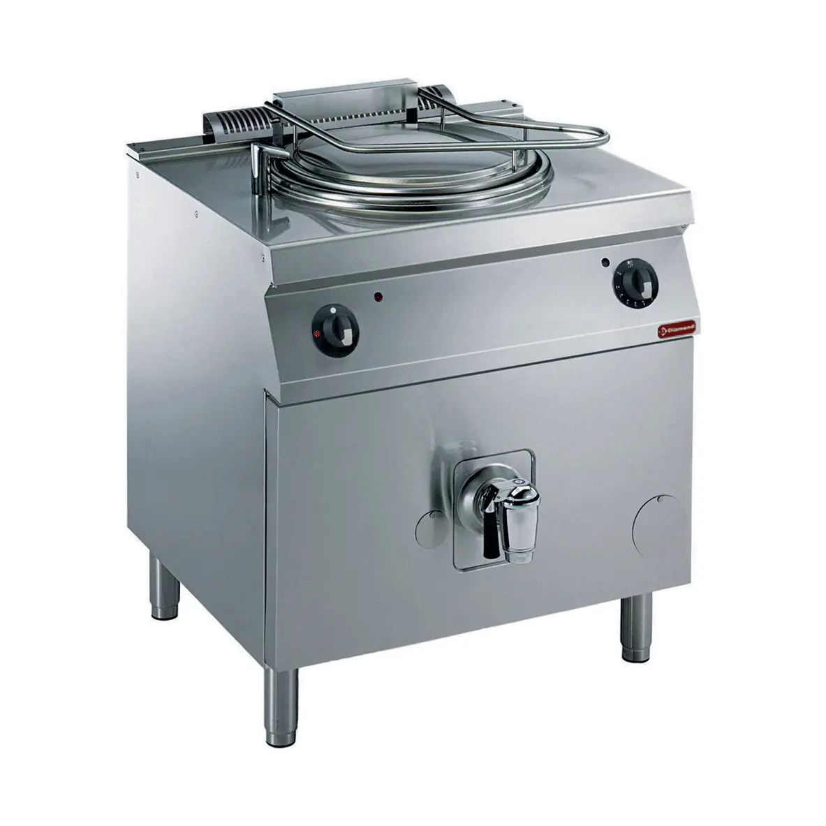 Marmite gaz 100 litres, chauffage direct, sur meuble