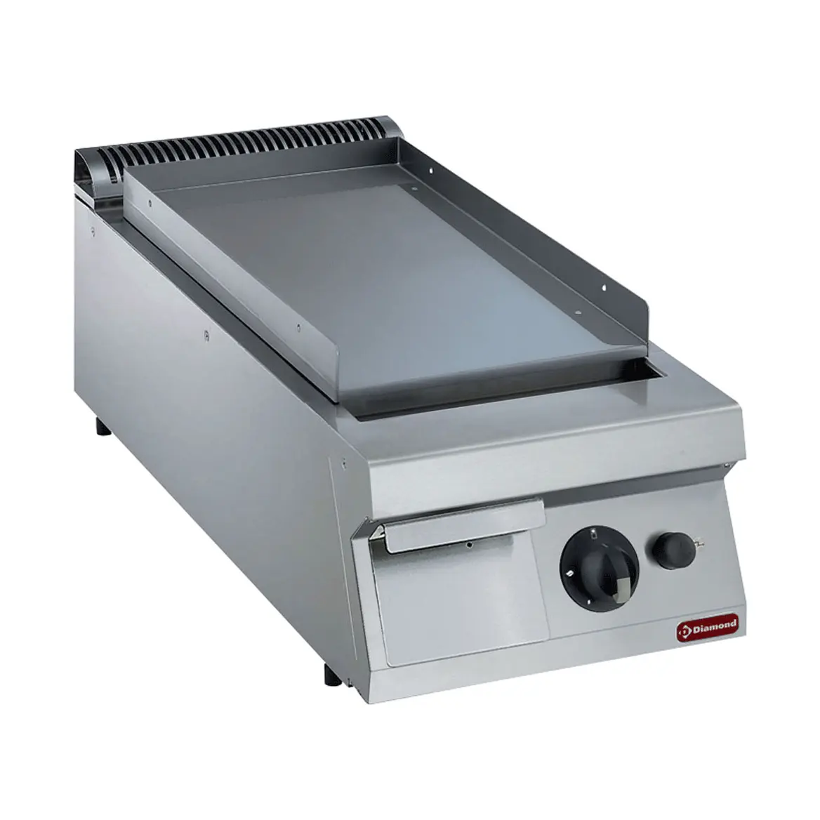 Plaque de cuisson gaz, lisse, chrome dur -TOP-