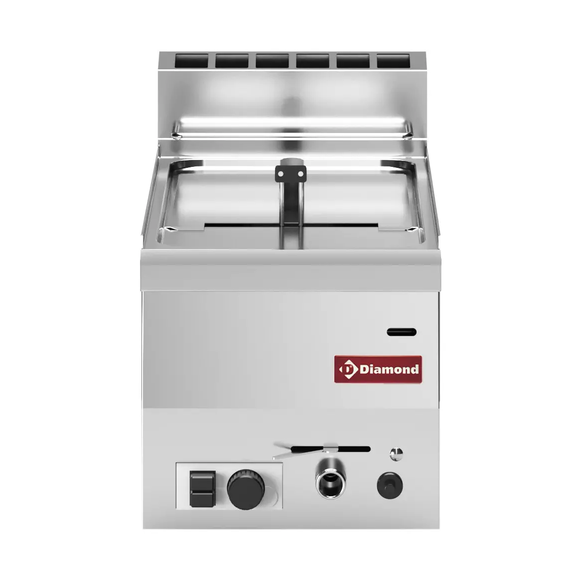 Friteuse gaz, 1 cuve 8 litres -Top-